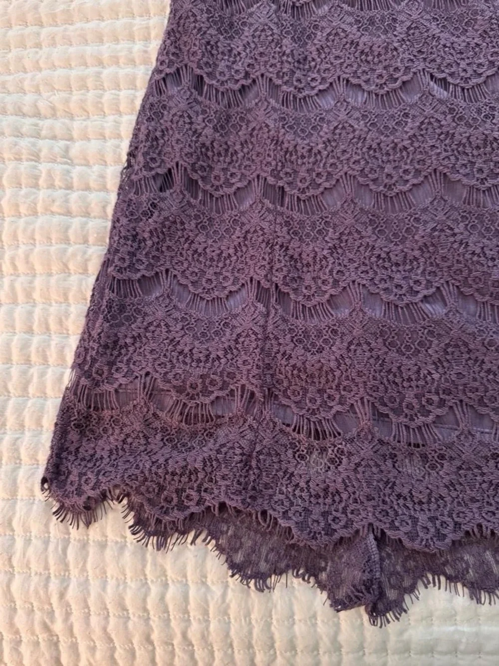 Free People purple Intimately Daydream lace mini dress- Size S